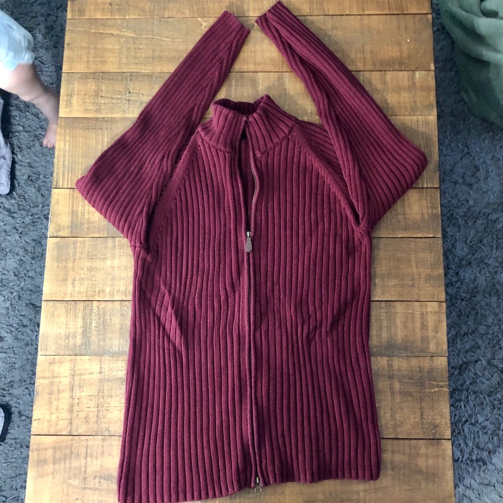 St. John’s Bay Full Zip-Up Sweater